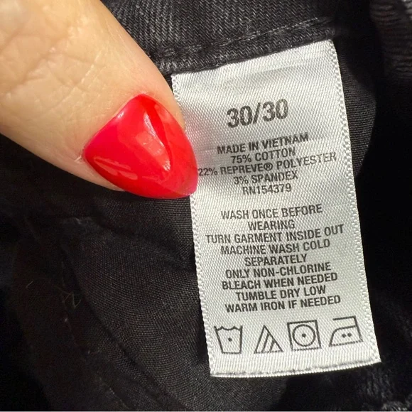 Aeropostale Black Skinny Jeans 30 x 30 - Picture 6 of 6